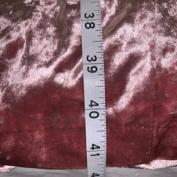 NWOT Maggy London Pink Velvet MIDI Dress - Picture 4 of 6